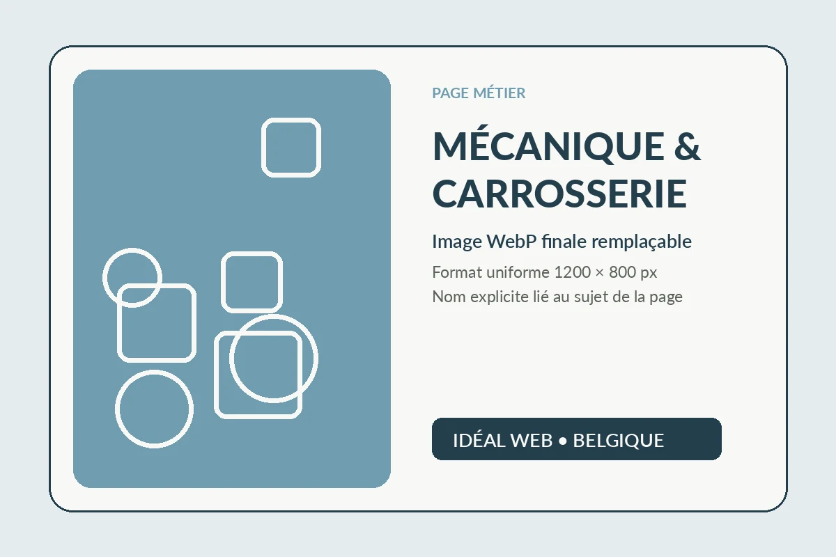 Exemple de site internet pour mécanique et carrosserie avec diagnostic, réparations et demande de devis