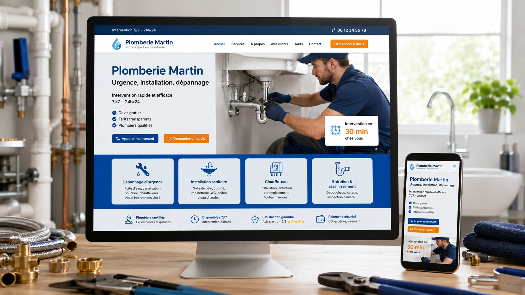 Site Plombier Wavre BW